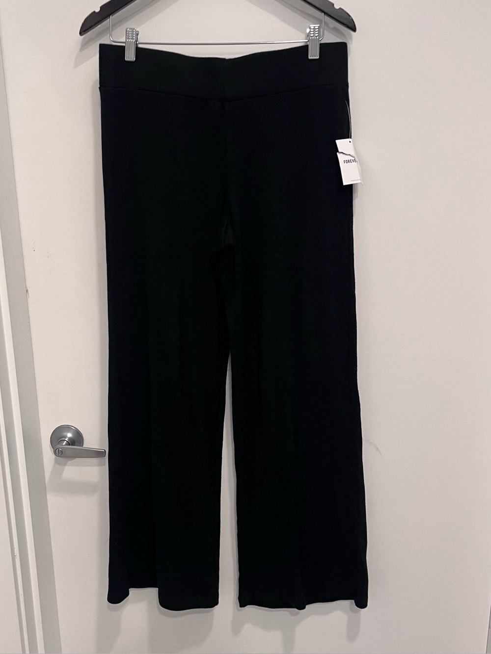 Forever 21 Black Wide-Leg Women's Pants Size XL NWT